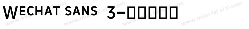 Wechat sans  3字体转换